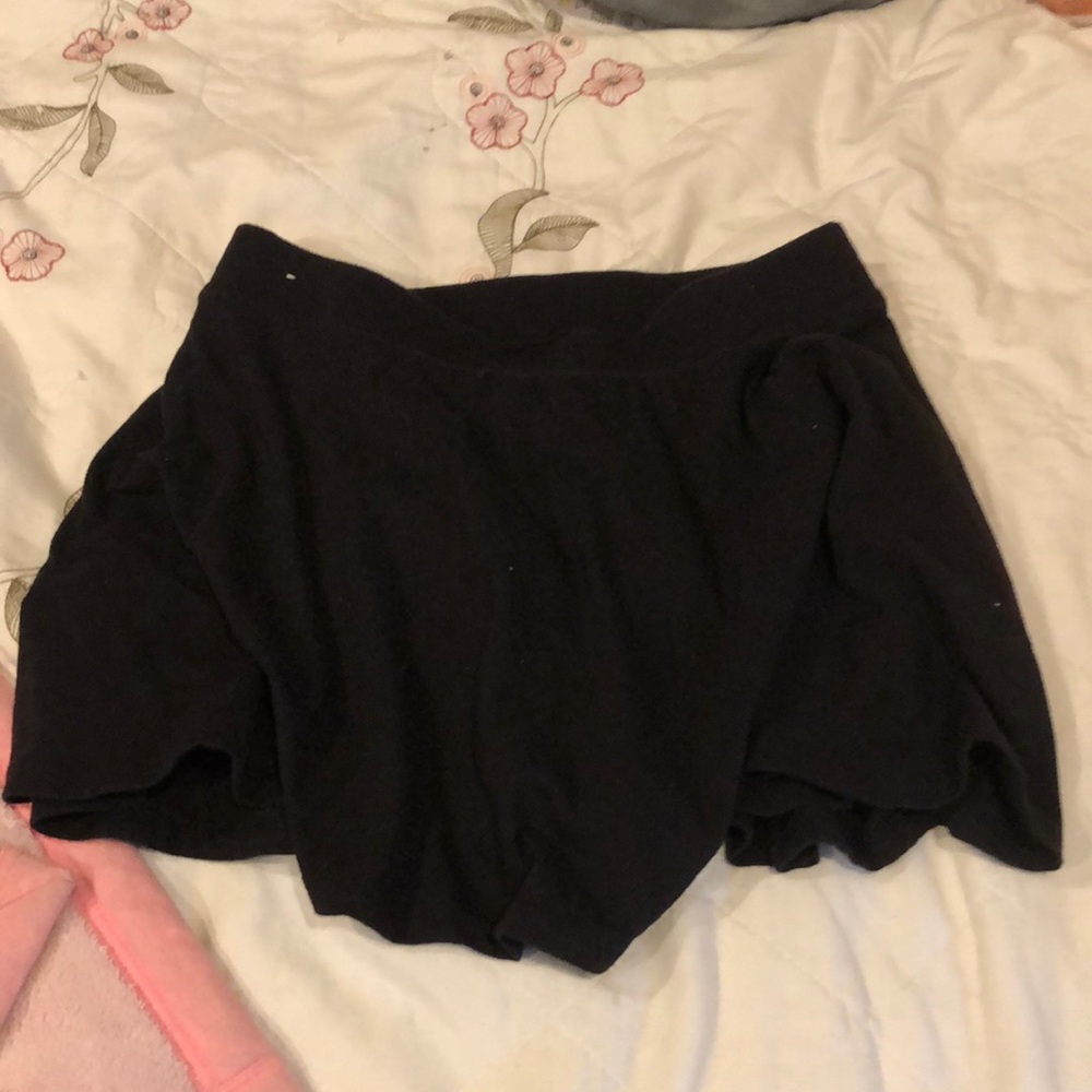 Kids formal black glow skirt
